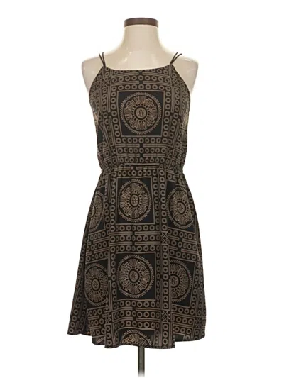 Pre-owned Assorted Brands Casual Dress In Brown