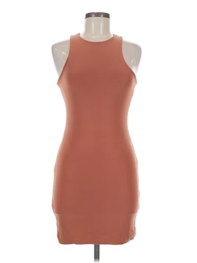 Pre-owned Assorted Brands Casual Dress In Brown