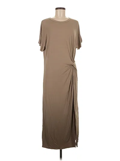 Pre-owned Assorted Brands Casual Dress In Brown