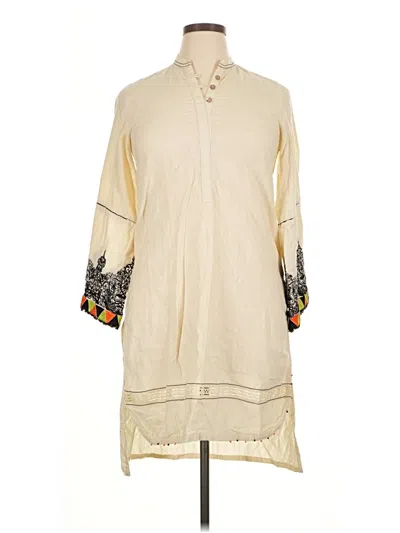 Pre-owned Assorted Brands Casual Dress In Brown