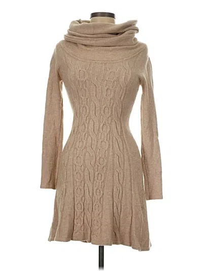Pre-owned Assorted Brands Casual Dress In Brown