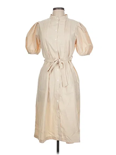 Pre-owned Assorted Brands Casual Dress In Brown