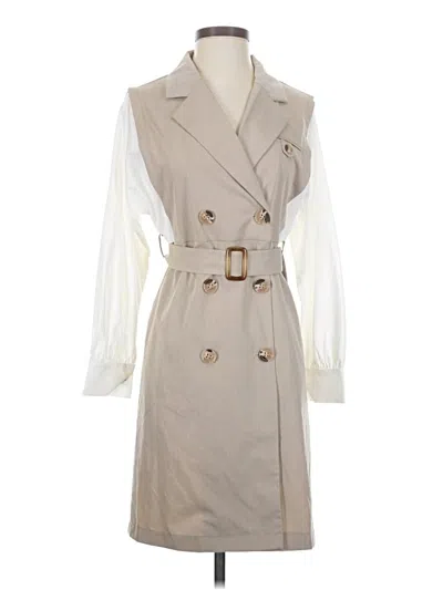Pre-owned Assorted Brands Casual Dress In Brown