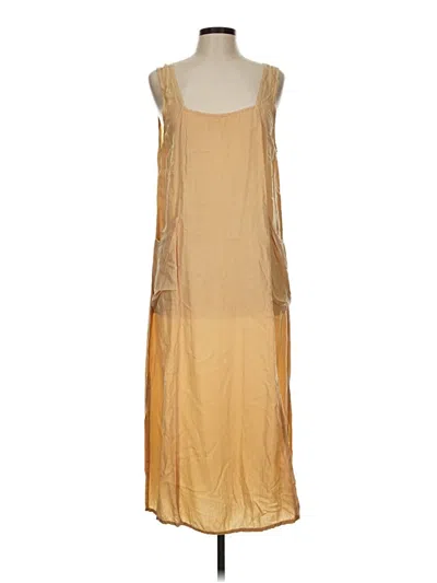 Pre-owned Assorted Brands Casual Dress In Brown