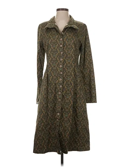 Pre-owned Assorted Brands Casual Dress In Brown