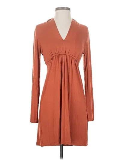 Pre-owned Assorted Brands Casual Dress In Brown