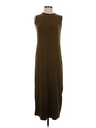 Pre-owned Assorted Brands Casual Dress In Brown