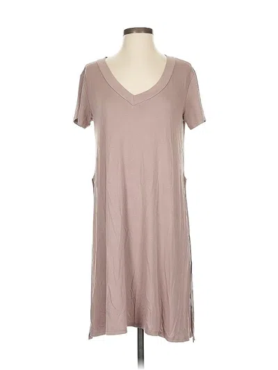 Pre-owned Assorted Brands Casual Dress In Brown