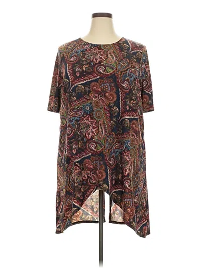 Pre-owned Assorted Brands Casual Dress In Brown