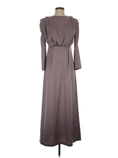 Pre-owned Assorted Brands Casual Dress In Brown