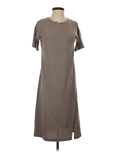 Pre-owned Assorted Brands Casual Dress In Brown