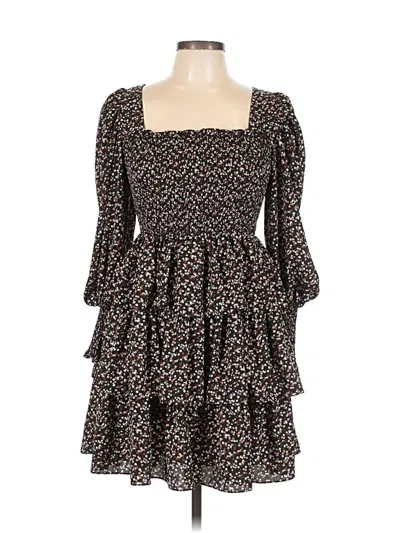 Pre-owned Assorted Brands Casual Dress In Brown