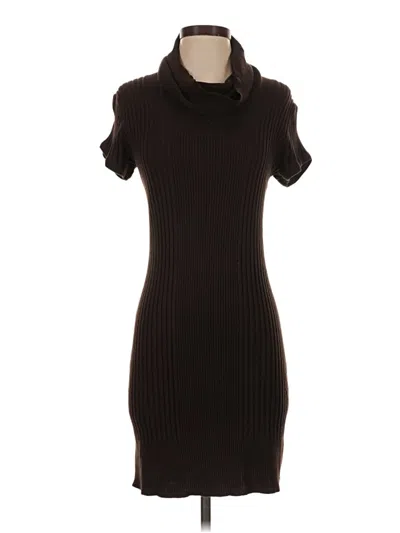 Pre-owned Assorted Brands Casual Dress In Brown