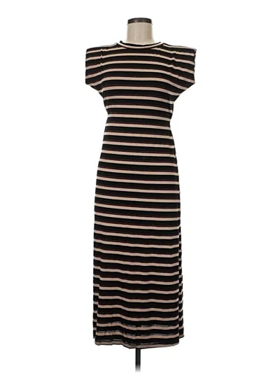 Pre-owned Assorted Brands Casual Dress In Brown