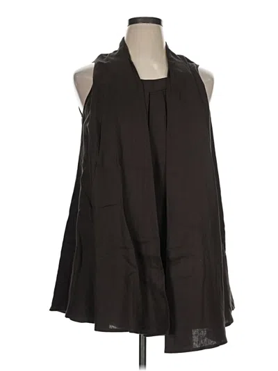 Pre-owned Assorted Brands Casual Dress In Brown