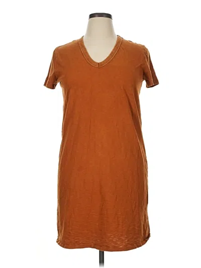 Pre-owned Assorted Brands Casual Dress In Brown