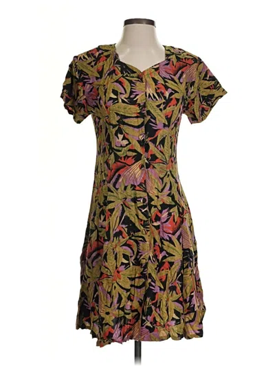 Pre-owned Assorted Brands Casual Dress In Brown