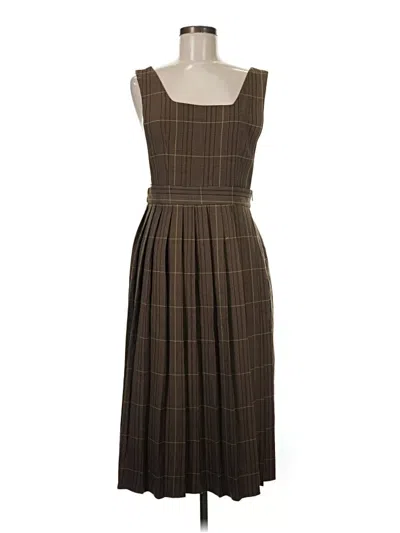 Pre-owned Assorted Brands Casual Dress In Brown