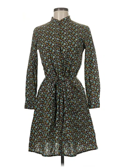 Pre-owned Assorted Brands Casual Dress In Brown