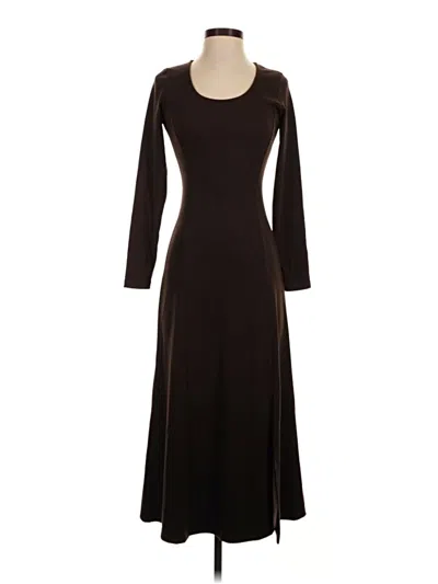 Pre-owned Assorted Brands Casual Dress In Brown