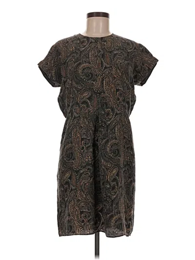 Pre-owned Assorted Brands Casual Dress In Brown