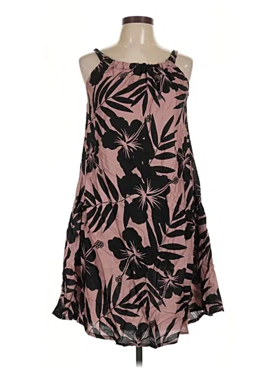 Pre-owned Assorted Brands Casual Dress In Brown