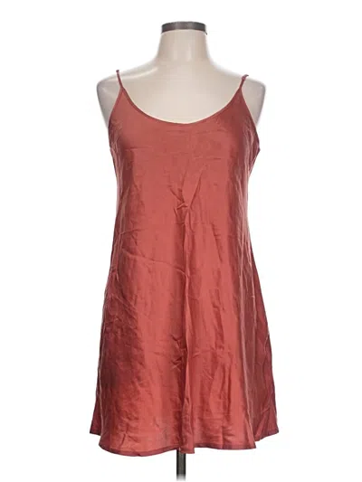 Pre-owned Assorted Brands Casual Dress In Brown