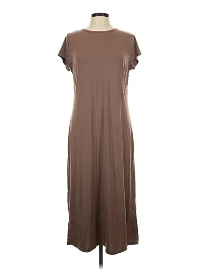 Pre-owned Assorted Brands Casual Dress In Brown