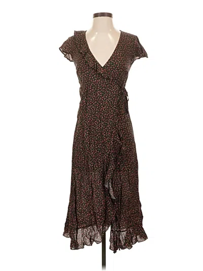 Pre-owned Assorted Brands Casual Dress In Brown