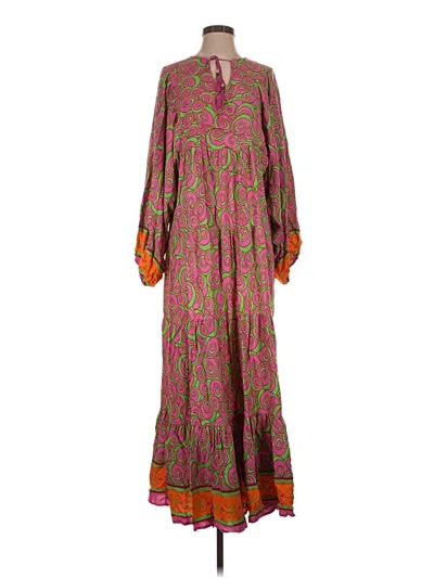 Pre-owned Assorted Brands Casual Dress In Brown