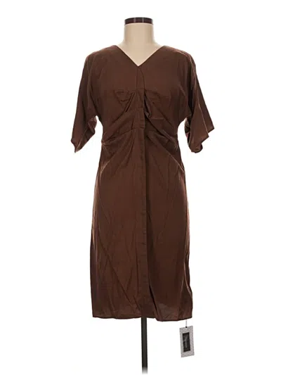 Assorted Brands Casual Dress In Brown
