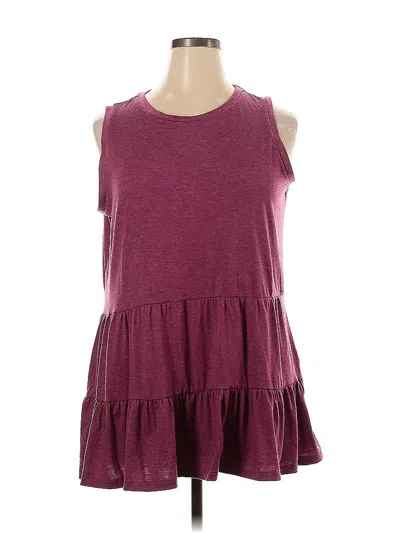 Pre-owned Assorted Brands Casual Dress In Burgundy