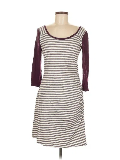 Pre-owned Assorted Brands Casual Dress In Burgundy