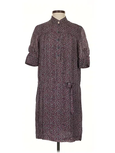 Pre-owned Assorted Brands Casual Dress In Burgundy