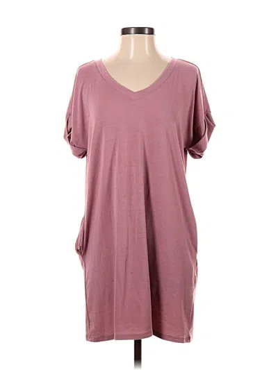 Pre-owned Assorted Brands Casual Dress In Burgundy