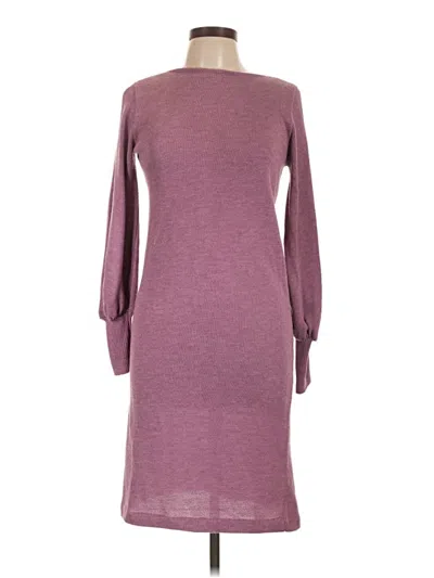 Pre-owned Assorted Brands Casual Dress In Burgundy