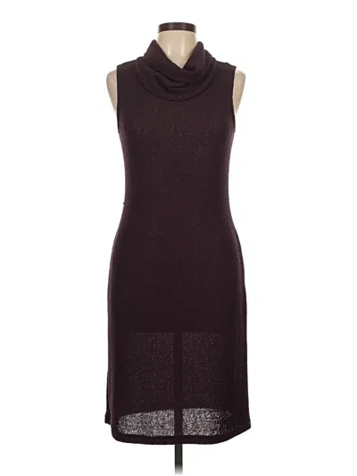 Assorted Brands Casual Dress In Burgundy