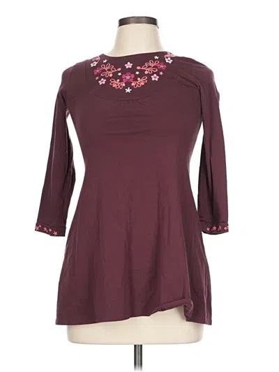 Pre-owned Assorted Brands Casual Dress In Burgundy