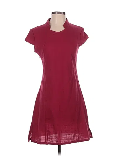 Pre-owned Assorted Brands Casual Dress In Burgundy