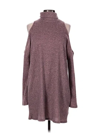 Pre-owned Assorted Brands Casual Dress In Burgundy