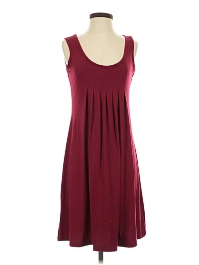 Pre-owned Assorted Brands Casual Dress In Burgundy