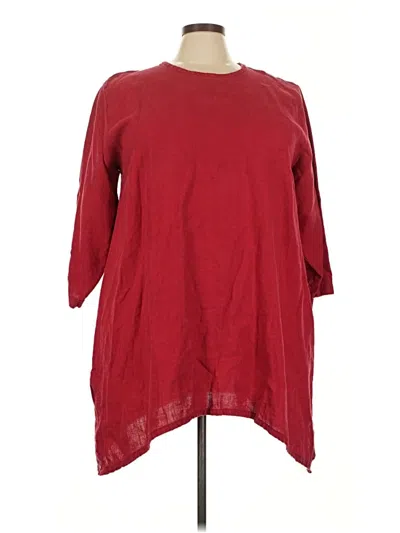Pre-owned Assorted Brands Casual Dress In Burgundy