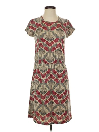 Pre-owned Assorted Brands Casual Dress In Burgundy
