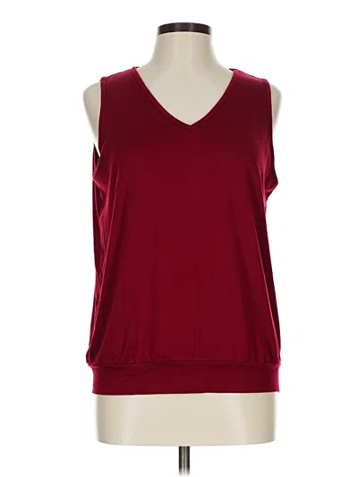 Pre-owned Assorted Brands Casual Dress In Burgundy