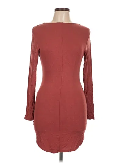Pre-owned Assorted Brands Casual Dress In Burgundy