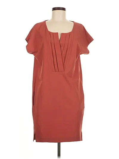 Pre-owned Assorted Brands Casual Dress In Burgundy