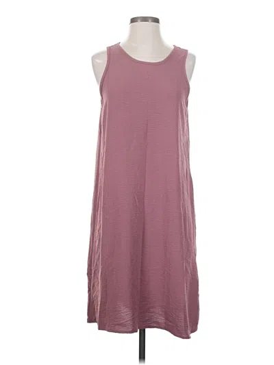 Pre-owned Assorted Brands Casual Dress In Burgundy