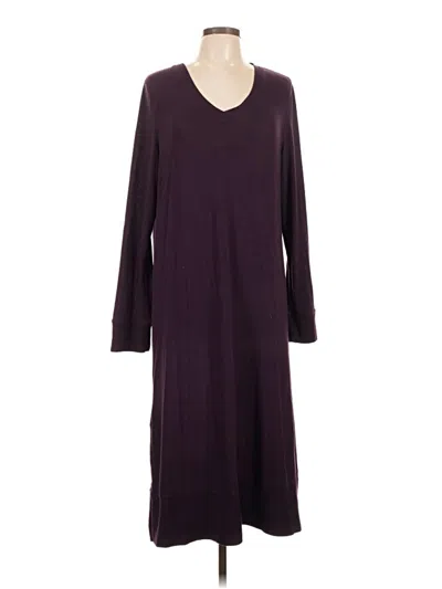 Pre-owned Assorted Brands Casual Dress In Burgundy