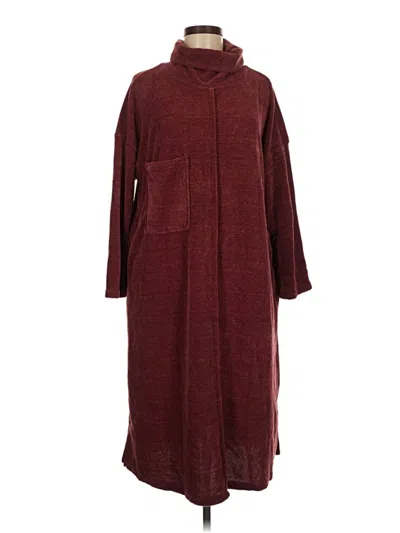 Pre-owned Assorted Brands Casual Dress In Burgundy