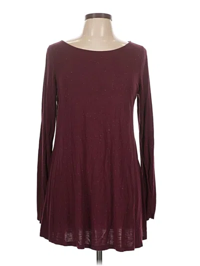 Pre-owned Assorted Brands Casual Dress In Burgundy